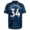 Maglia ufficiale Manchester United Donny van de Beek 34 Alternativa 2021-22 per Uomo